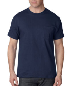 Mens 100 Cotton Pocket Promotional T shirt men
