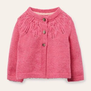 Girls Cotton Cashmere Cardigan