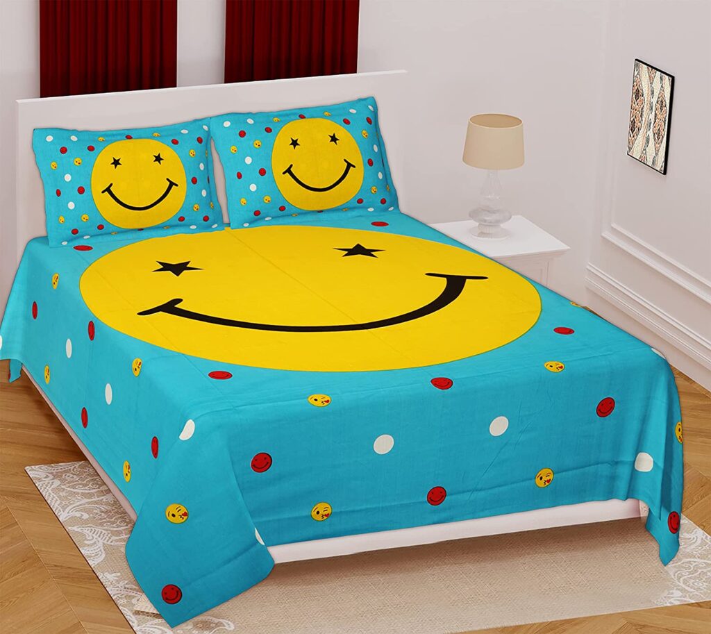 100% Cotton Cartoon Bedsheet