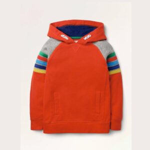 Boys Rainbow Stripe Hoodie