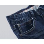 3 164 Loose Plus Size Casual Business Half Waist Jeans