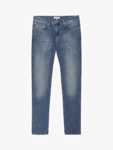 Stretch Denim Slim Jeans Dark Blue