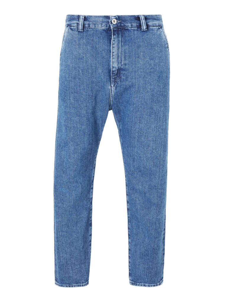 Regular Tapered Cropped Jeans
