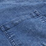Men’s Denim Single Breasted Striped Long Sleeve Shirts