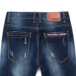 6 148 acid wash straight legs slim ripped jeans