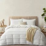 100% Cotton Solid Duvet Cover with Pillow Covers