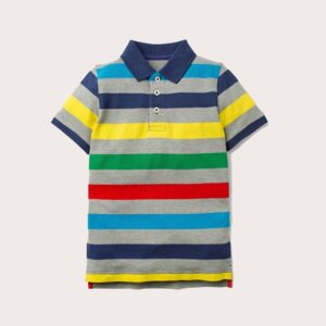 Bold Straps Polo Shirt