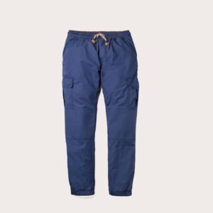 Boys Lined Utility Cargo Joggers – College Navy