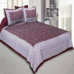 Queen Print Flat Bedsheet bed sheet