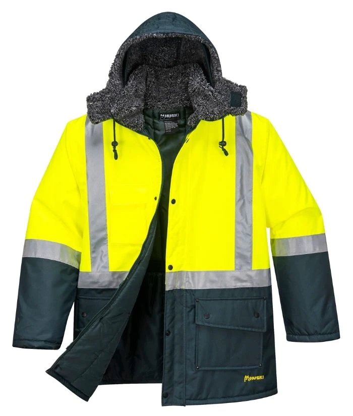 100% Polyester PU Coating Oxford freezer jacket