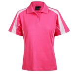1 293 Womens Contrast Sport True Dry Polo Shirt