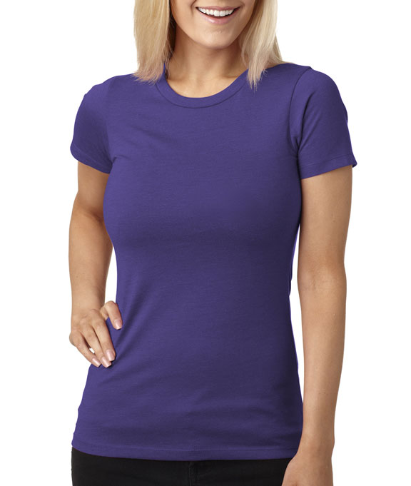 CVC Crew Neck Smart Ladies T-Shirts
