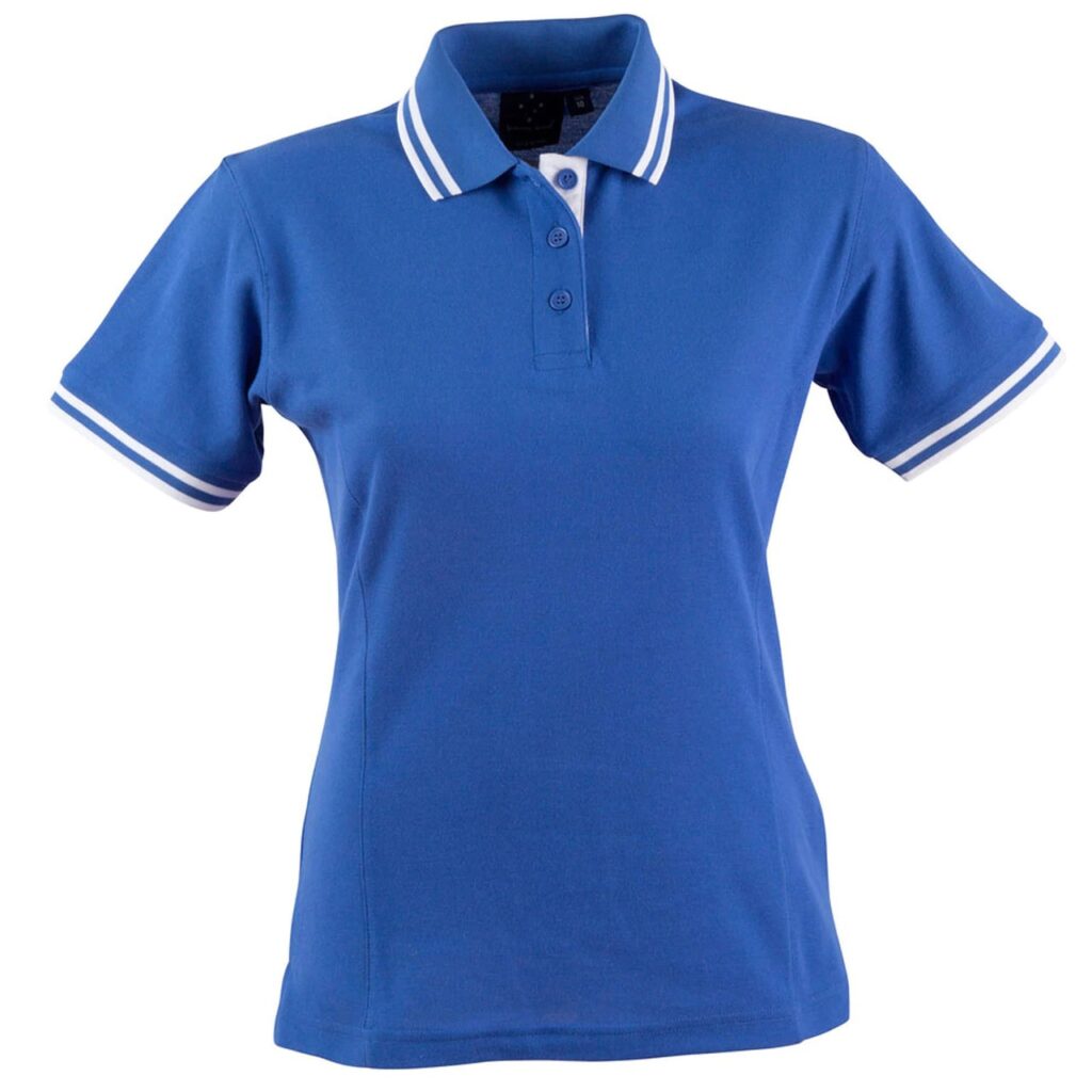 Womens Contrast Trim True dry Polo Shirt