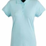 Womens Poly Cotton Pique Dry Wear Knit Polo Shirt