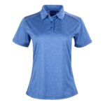Womens Quick Dry Reflective Piping Polo Shirt