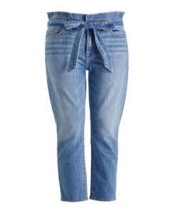 Women’s Cropped Paperbag Jeans