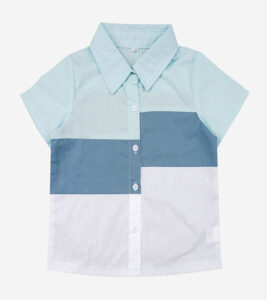 Boy’s Blue Short Sleeves Shirts