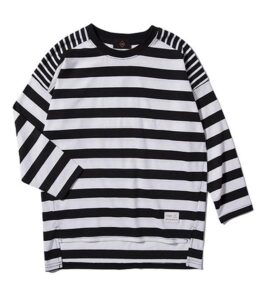 Boys Girls Stripe Cotton Comfy Long Sleeve Tops T Shirts