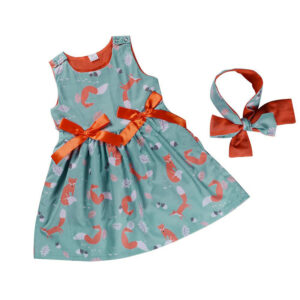 Girl's Kids Sleeveless Bowknot Princess Dress