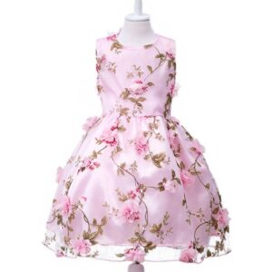 Girl’s Kids Sleeveless Fancy Princess Dress