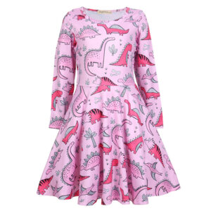 Girl’s Long Sleeve Casual Dress