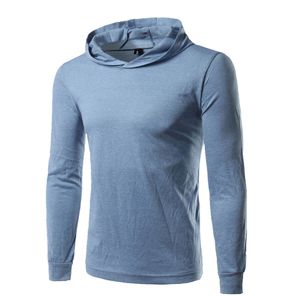 Mens Brief Style Solid Color Hoodie hoodie