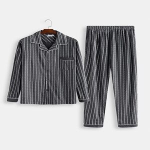 Men’s Cotton Striped Pajamas Sets