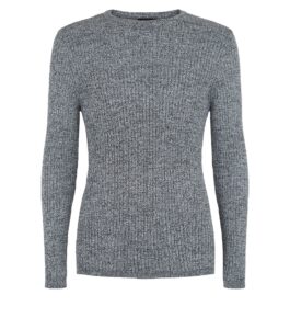 Mens Dark Grey Long Sleeve Muscle Fit Jumper sweater manufacturer in bangladesh