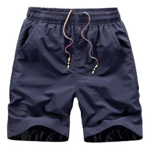 Men’s Elastic Quick-Dry Loose Plus Size Beach Shorts