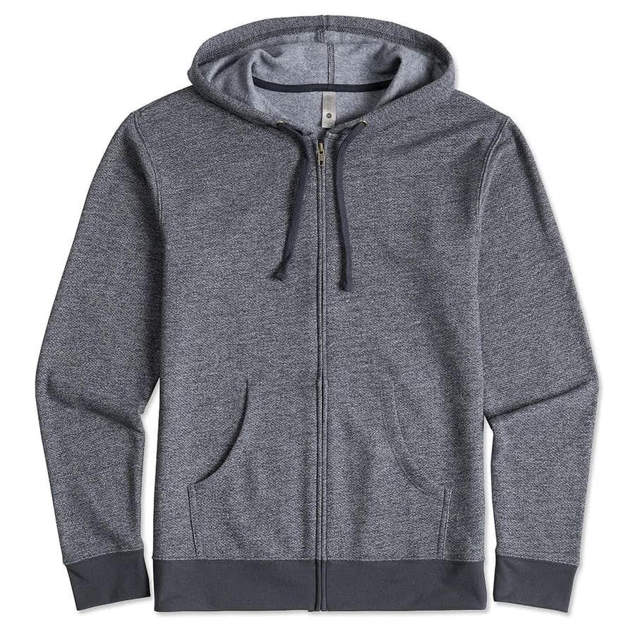 Men’s Mélange Zip Hoodie