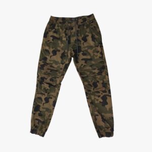 Men’s Olive CAMO Twill Drop Crotch Pants