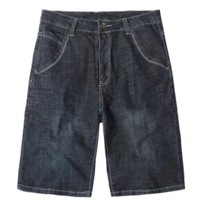 Men’s Plus Size Casual Washed Jeans Shorts
