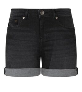 Women’s Black Denim Shorts