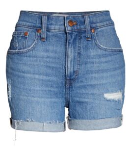 Womens High Waist Cutoff Denim Womens Shorts