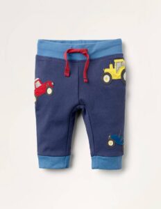 Baby Appliqué Patch Jersey Bottoms