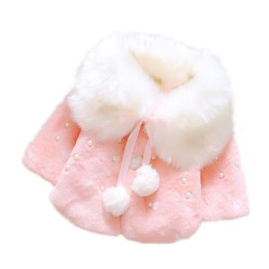 Baby Girl Cute Winter Thicken Plush Cloak Jacket