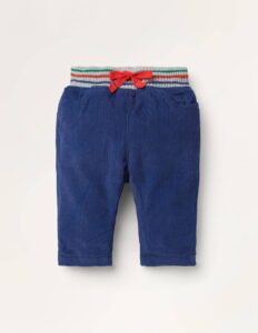 Baby Rib Waist Lined Cord Trousers
