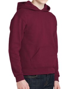 Boys 50% Cotton 50% Polyester Pullover Hoodie