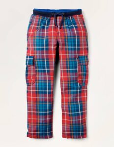Boys Brushed Cotton Cargo Trousers