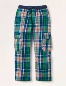 Boys Brushed Cotton Cargo Trouserss