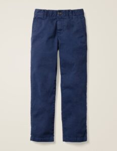 Boys Chino Stretch Trousers – College Navy