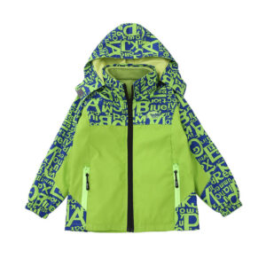 Boys & Girls 2Pcs Waterproof Trench Coat + Detachable Fleece Jacket
