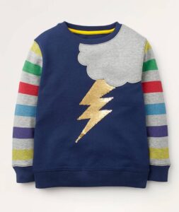 Boys Sequin Rainbow Sweatshirt-2