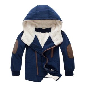 Boys Soft Fleece Winter Thick Jacket Kids Warm Coat