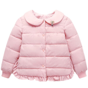 Girls Cute Collar Winter Coat Toddlers Down Jackets