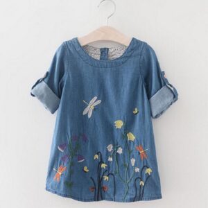 Girl’s Kids Denim Dress