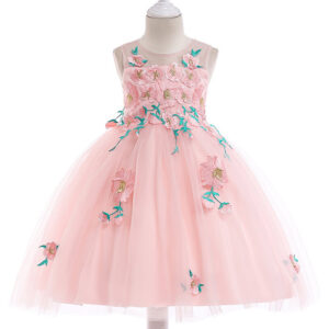 Girls Kids Pageant Party Wedding Princess Dress Childrens Dress