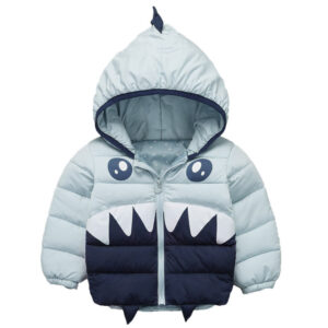 Toddler Boys Dinosaur Shape Hooded Winter Coat